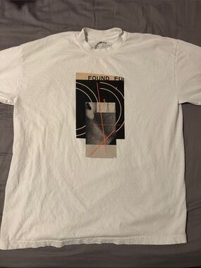 Found White Graphic Short-Sleeve Tee